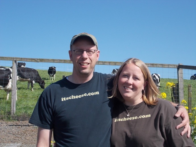 Photo of Kent and Jacki at Point Reyes Farmstead