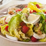 Raspberry-Walnut Salad with Mt. Tam Cheese