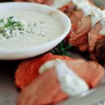 Beef Tenderloin with Maytag Blue Cheese-Buttermilk Dressing