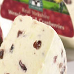 Real Yorkshire Wensleydale with Cranberries Apple Cake