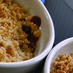 Apple and Wensleydale and Pineapple Cheese Oat Crumble