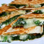 Spinach and Feta Quesadillas